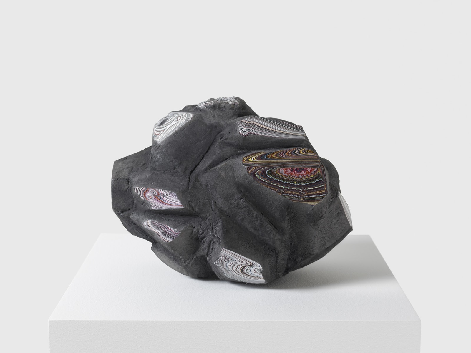 Agnieszka Kurant, Post-Fordite 1 [detail], 2019