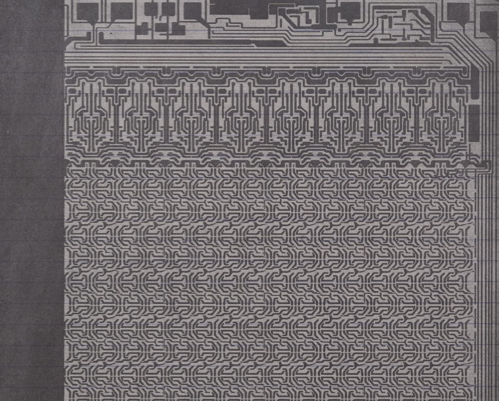 Image of Studio Notes (256-Bit Static Ram, 4100, Fairchild, 1970).