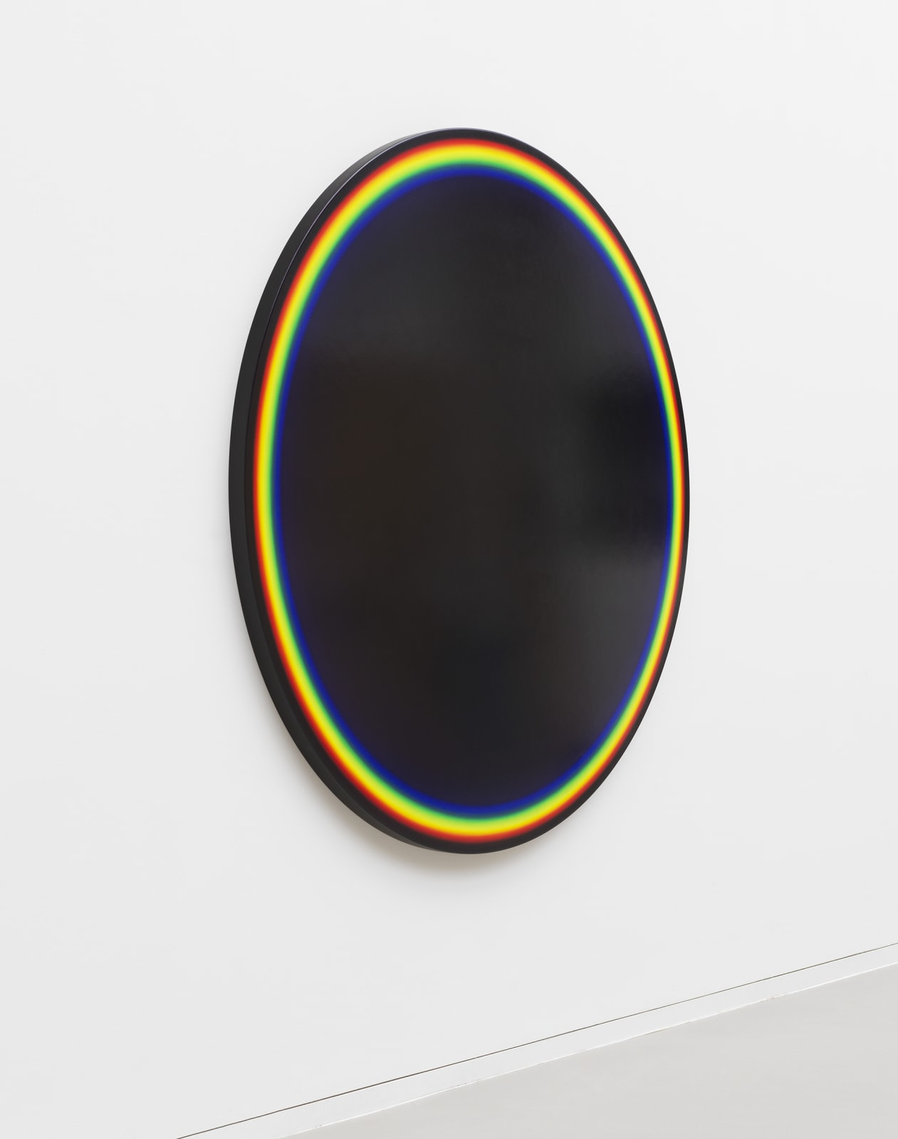 Image of Colour experiment no. 97 (Black with rainbow, 2019)