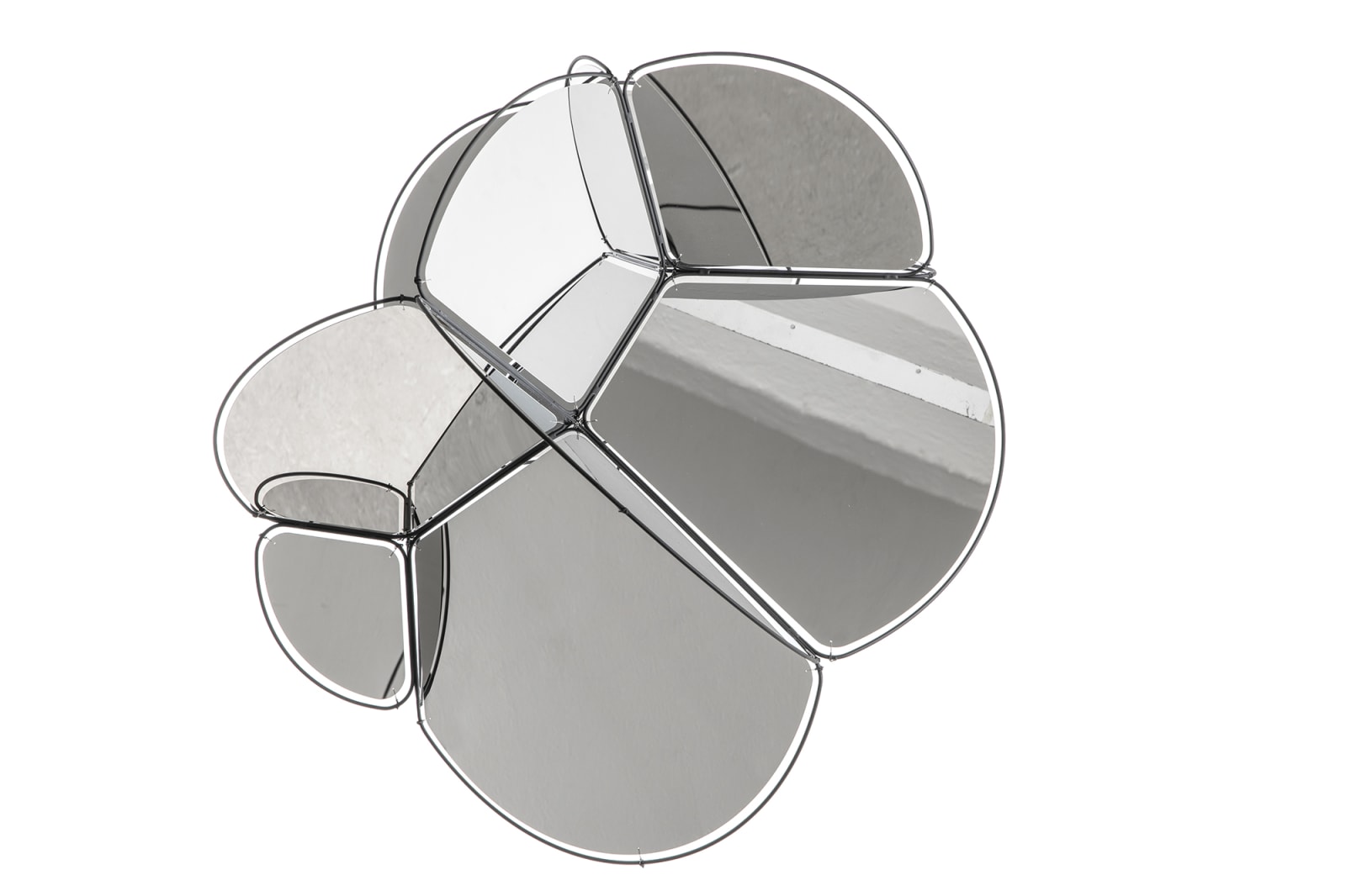 stainless steel hanging sculpture