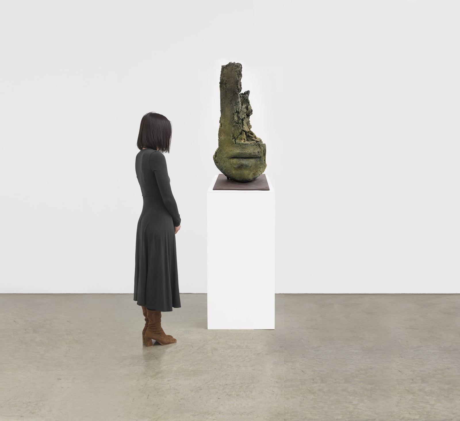 Mark Manders, Patinated Head, 2018-19