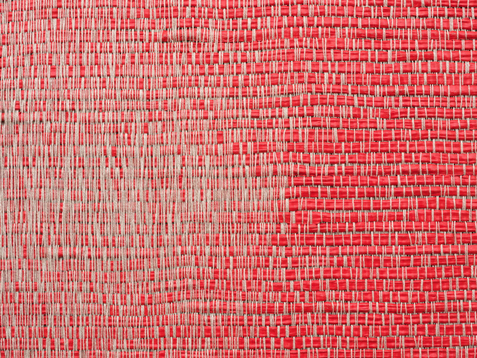 Image of Woven Projection as Weft, Cadmium Red Medium #6
