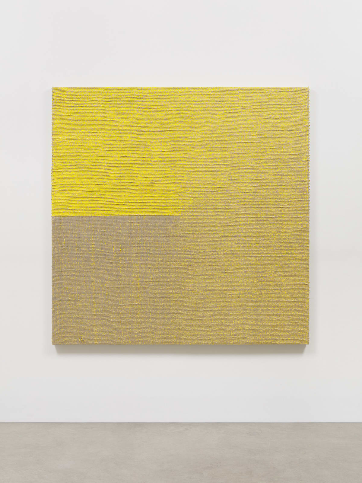 Woven Angle Gradient as Weft, Cadmium Yellow Medium