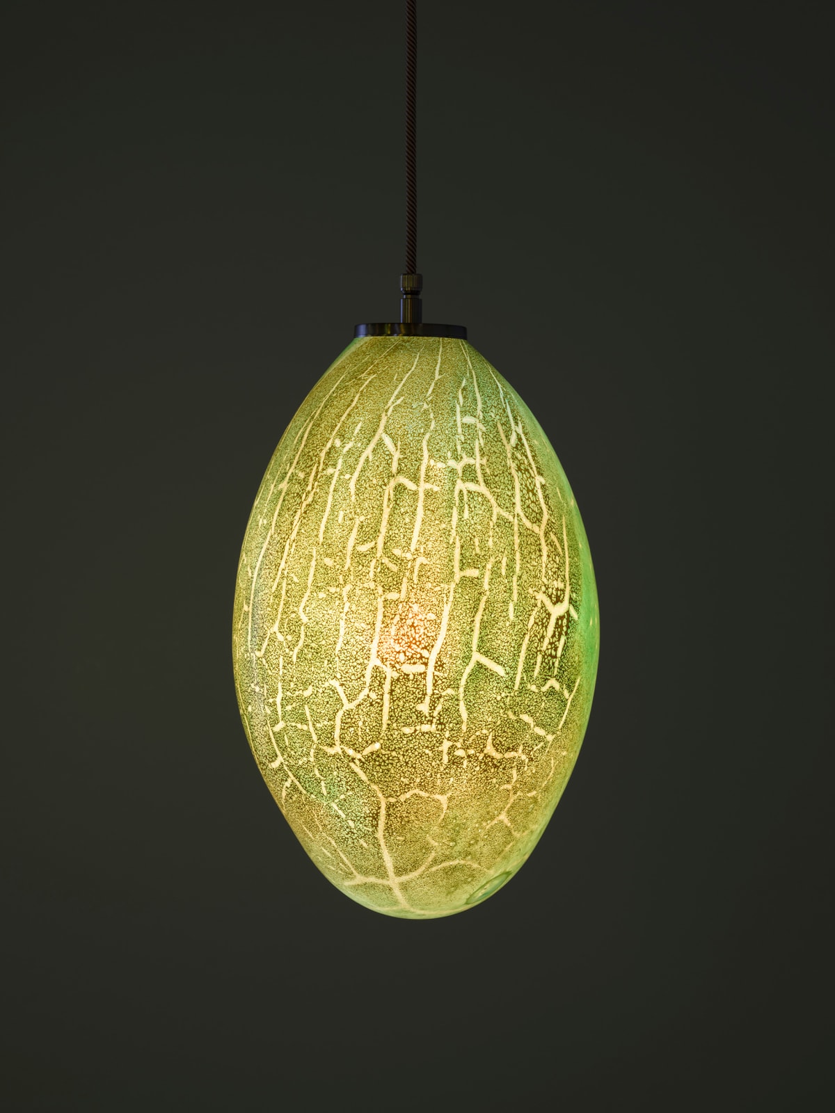 Slavs and Tatars lamp turned on