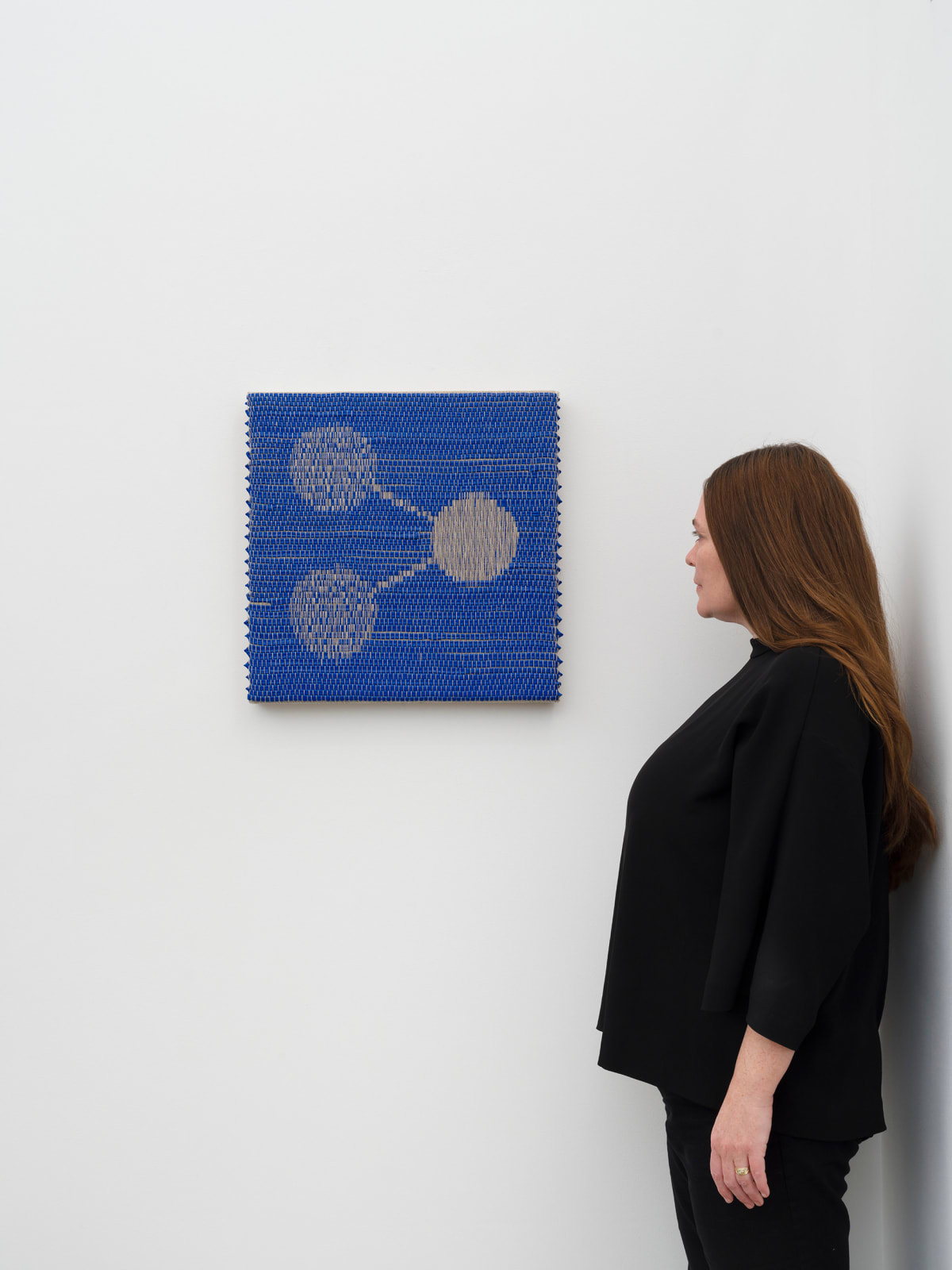 Images of saban's woven work.