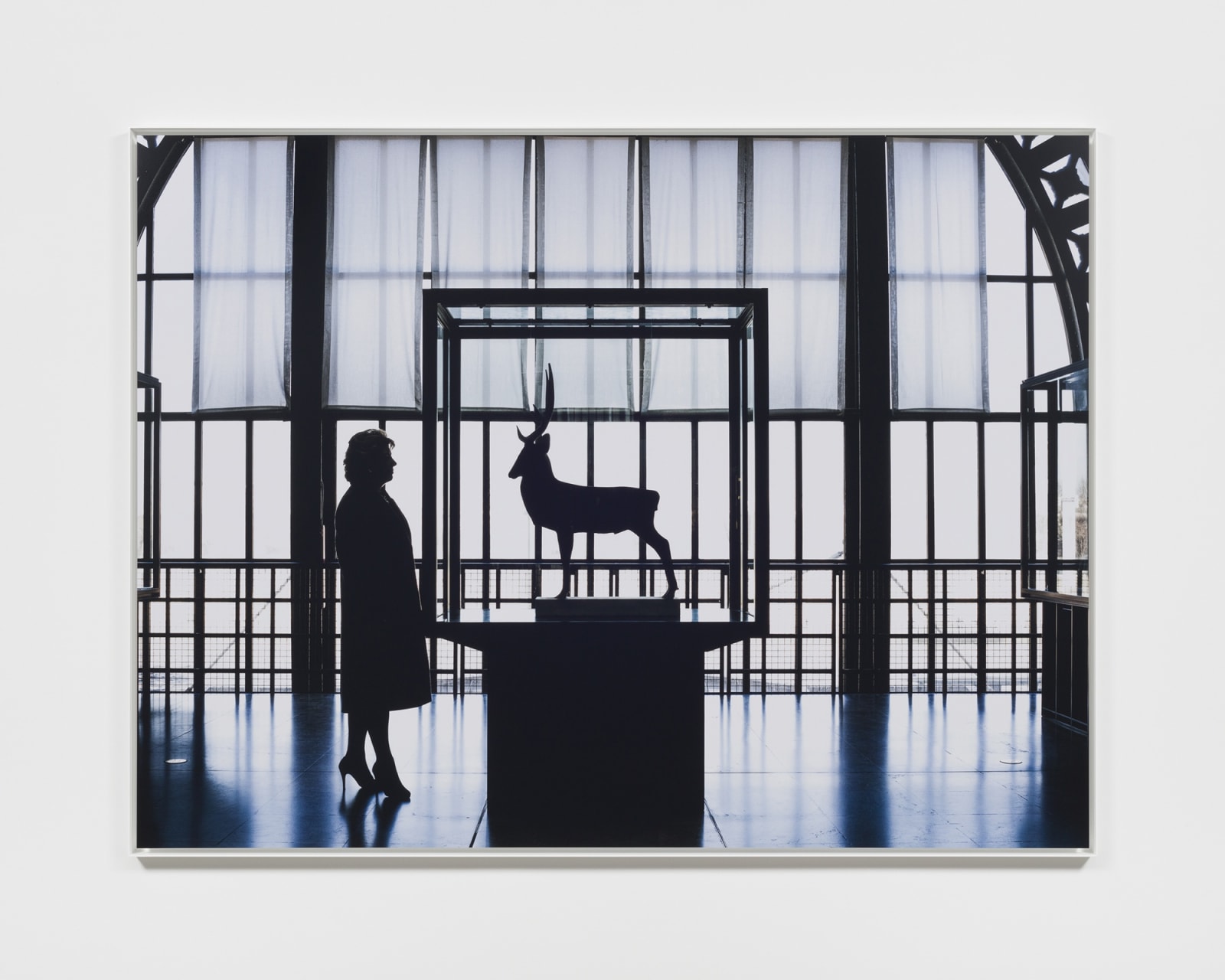 Geraldine and the stag, Paris, December 2016