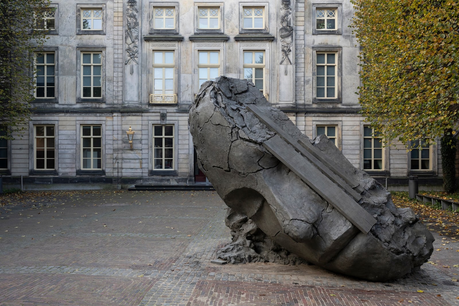 Mark Mander sculpture at Noordbrabants Museum, Netherlands