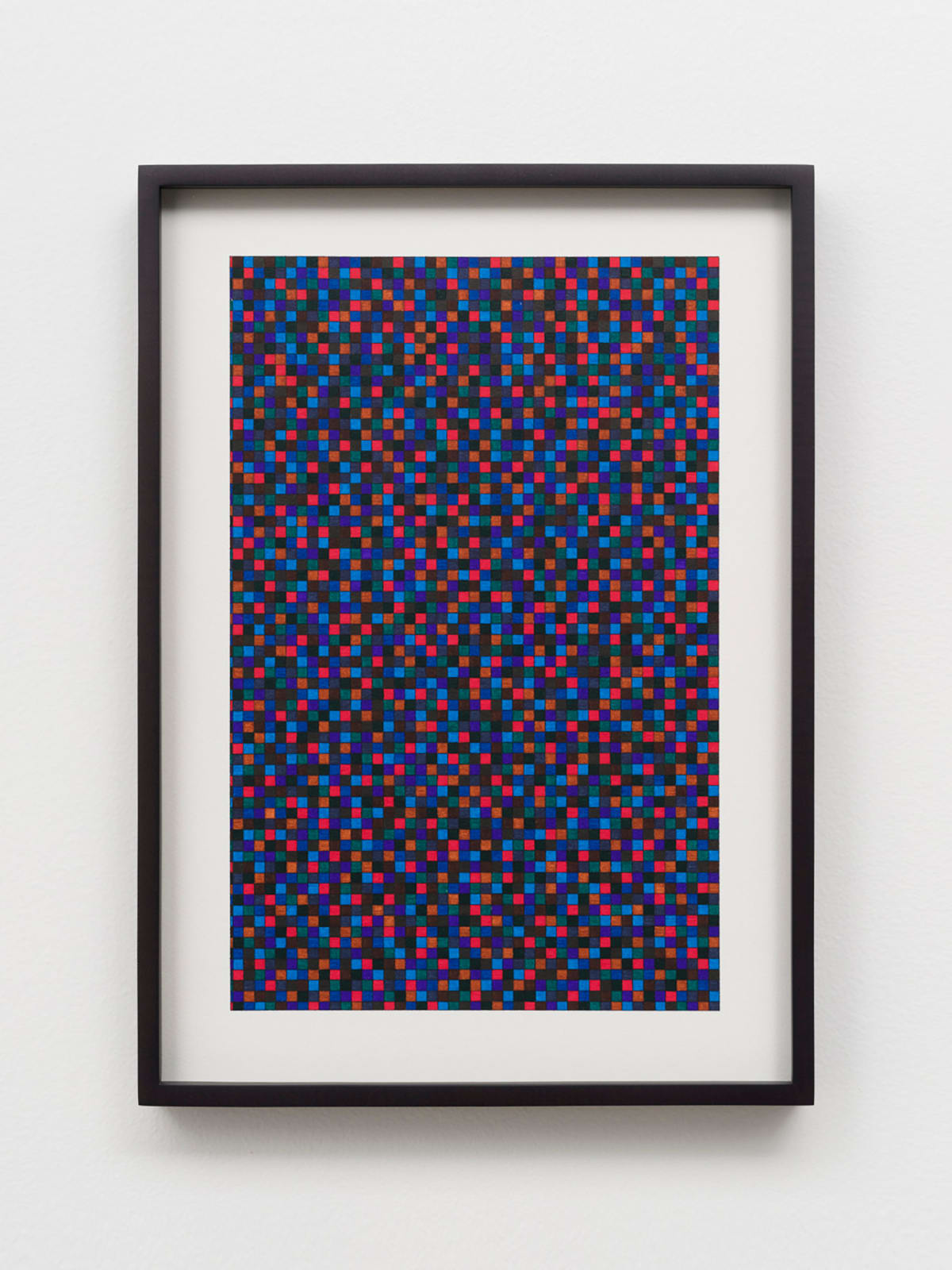 Liu Shiyuan color marker pen on paper in frame