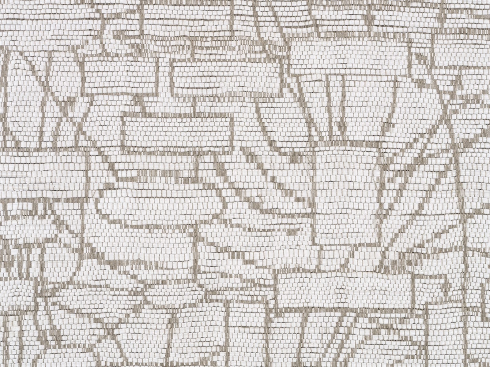 Image of Tapestry (Flowchart, Drapery), Paint on Linen.