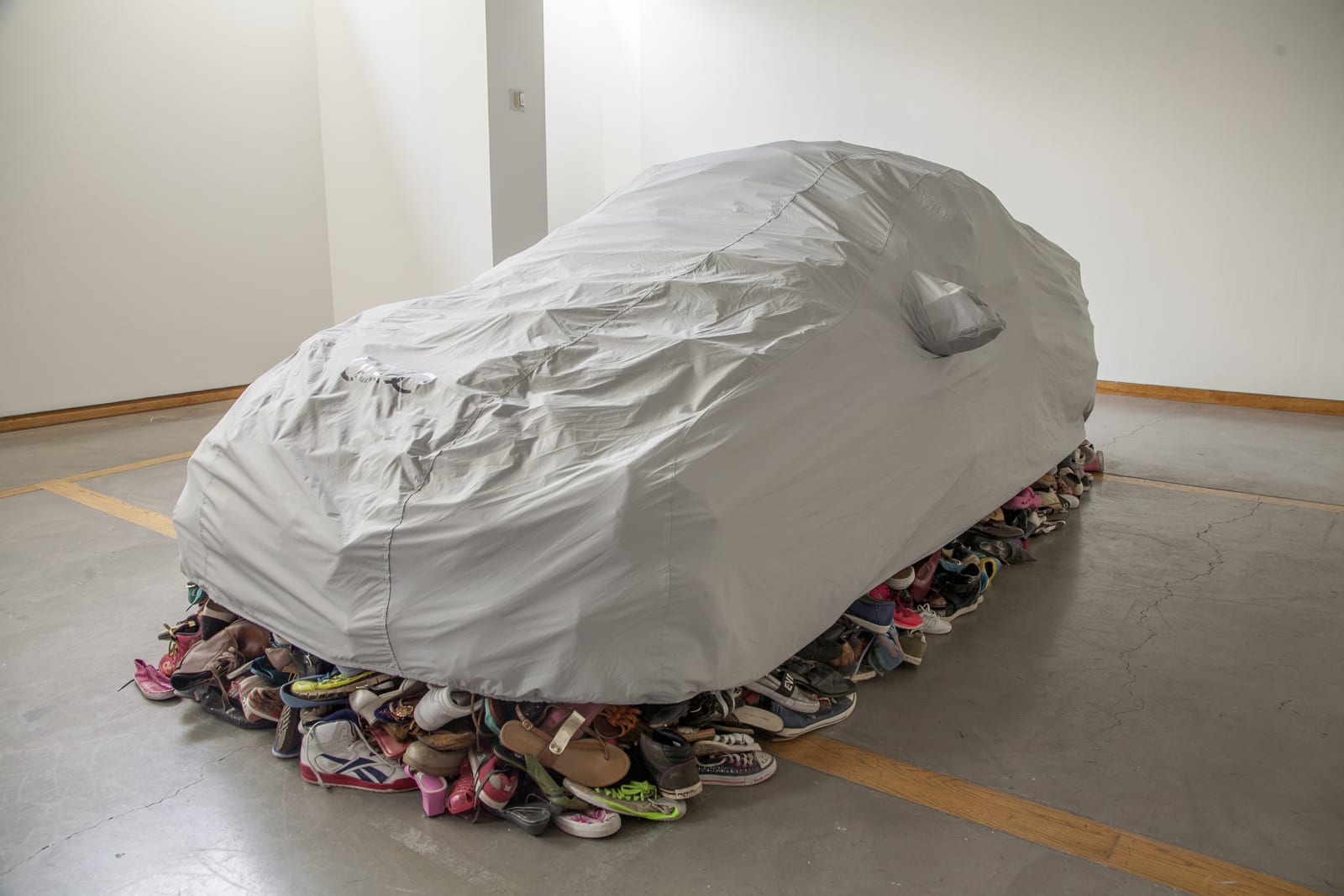 car cover over shoes