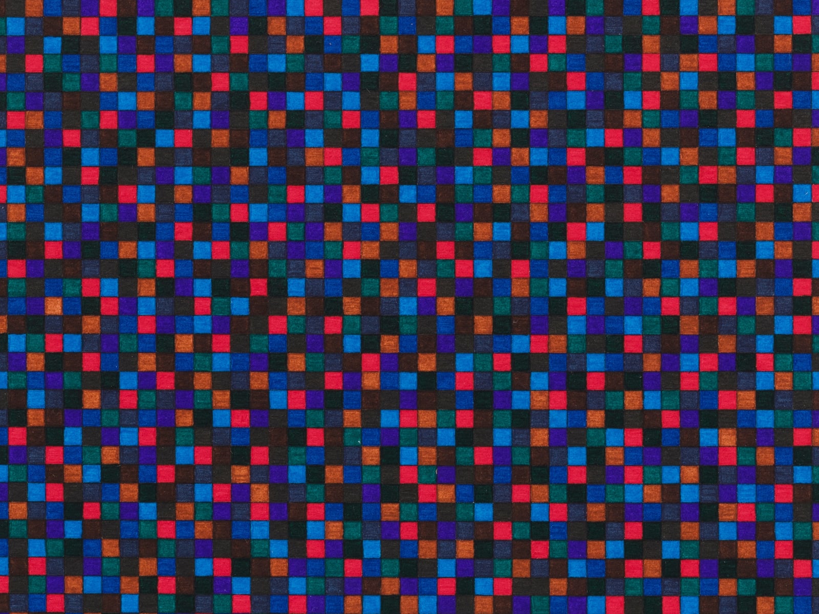 Liu Shiyuan color marker pen on paper in frame