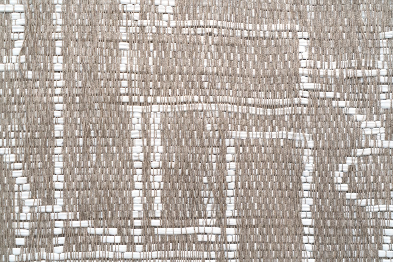 Image of Tapestry (Flowchart, Still Life), Paint on Linen.