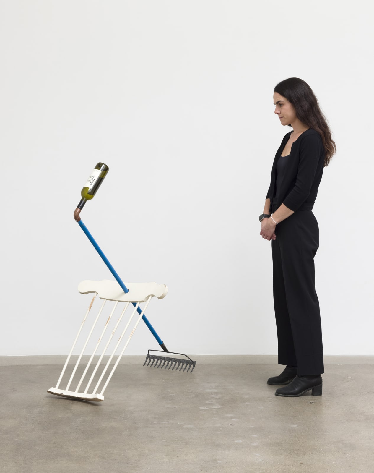 Image of Catachresis #55 (neck of the bottle, elbow of the pipe, back of the chair, teeth of the rake).