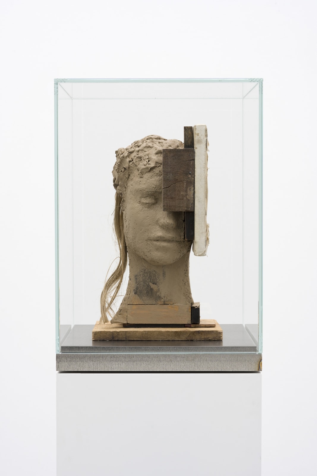 Head with White Painting