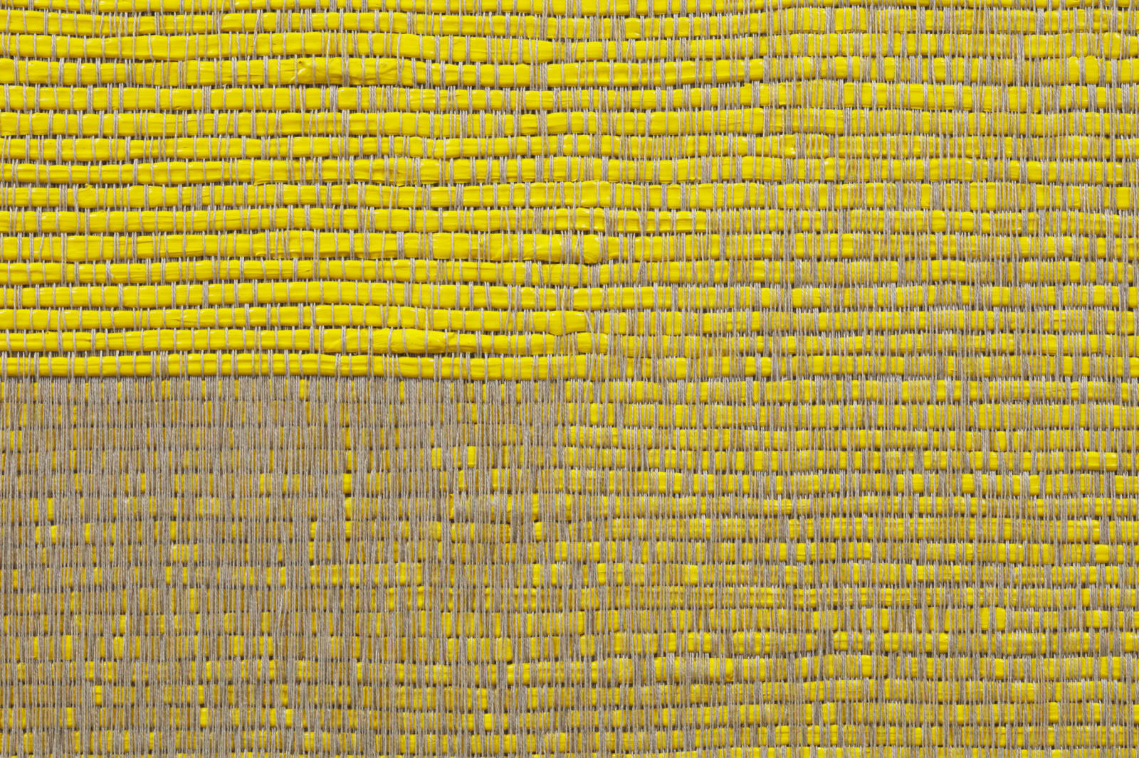 analia saban yellow woven work