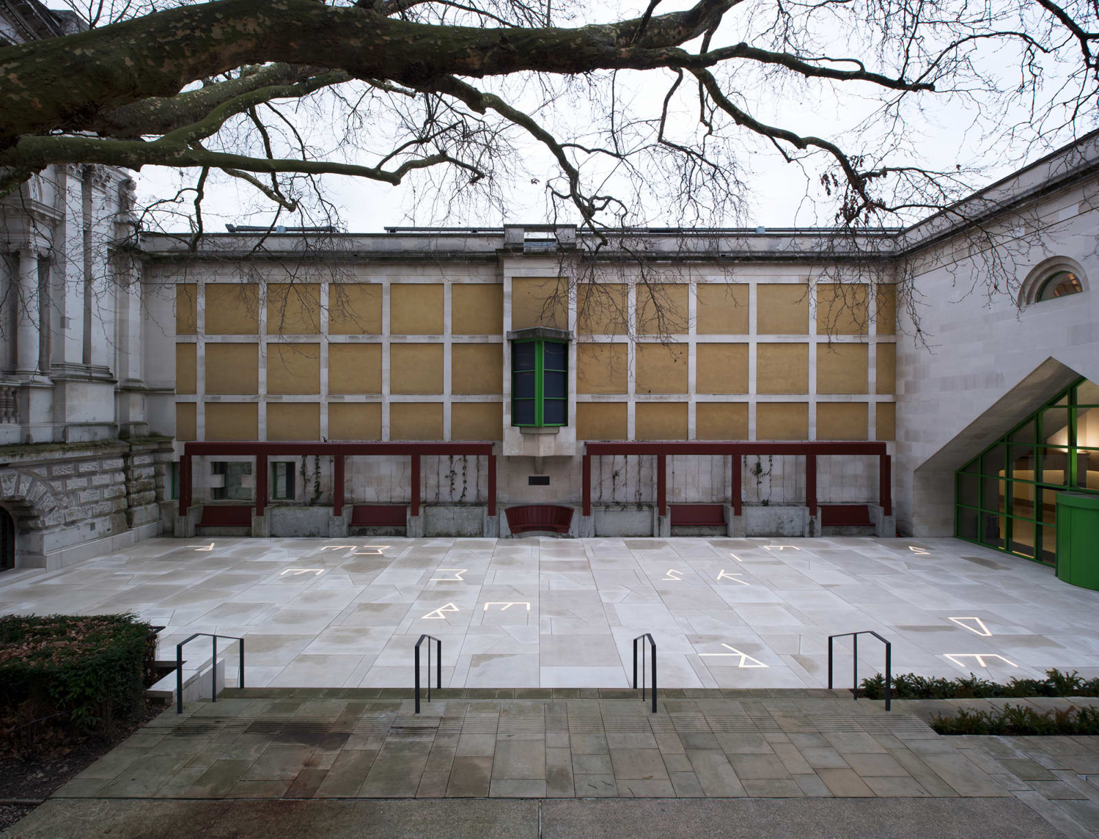 image of ground installation by Martin Boyce