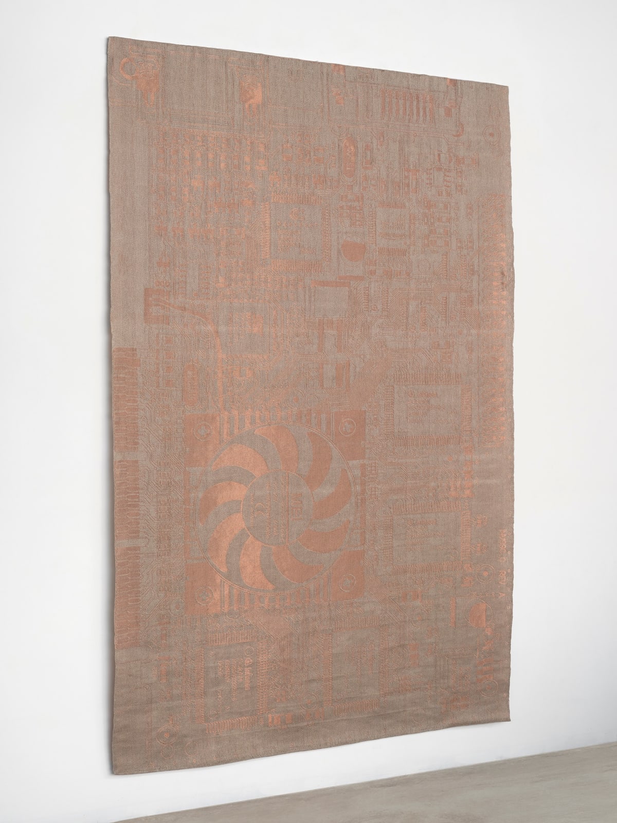 image of Copper Tapestry (GeForce 256 Graphics Card, Nvidia, 1999).