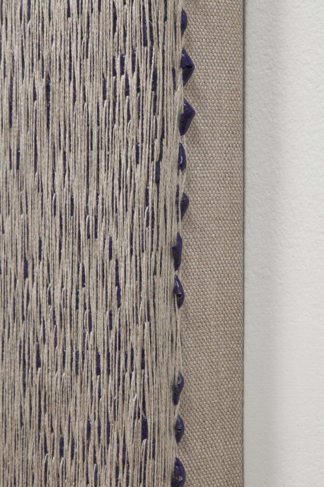 analia saban dark blue woven work