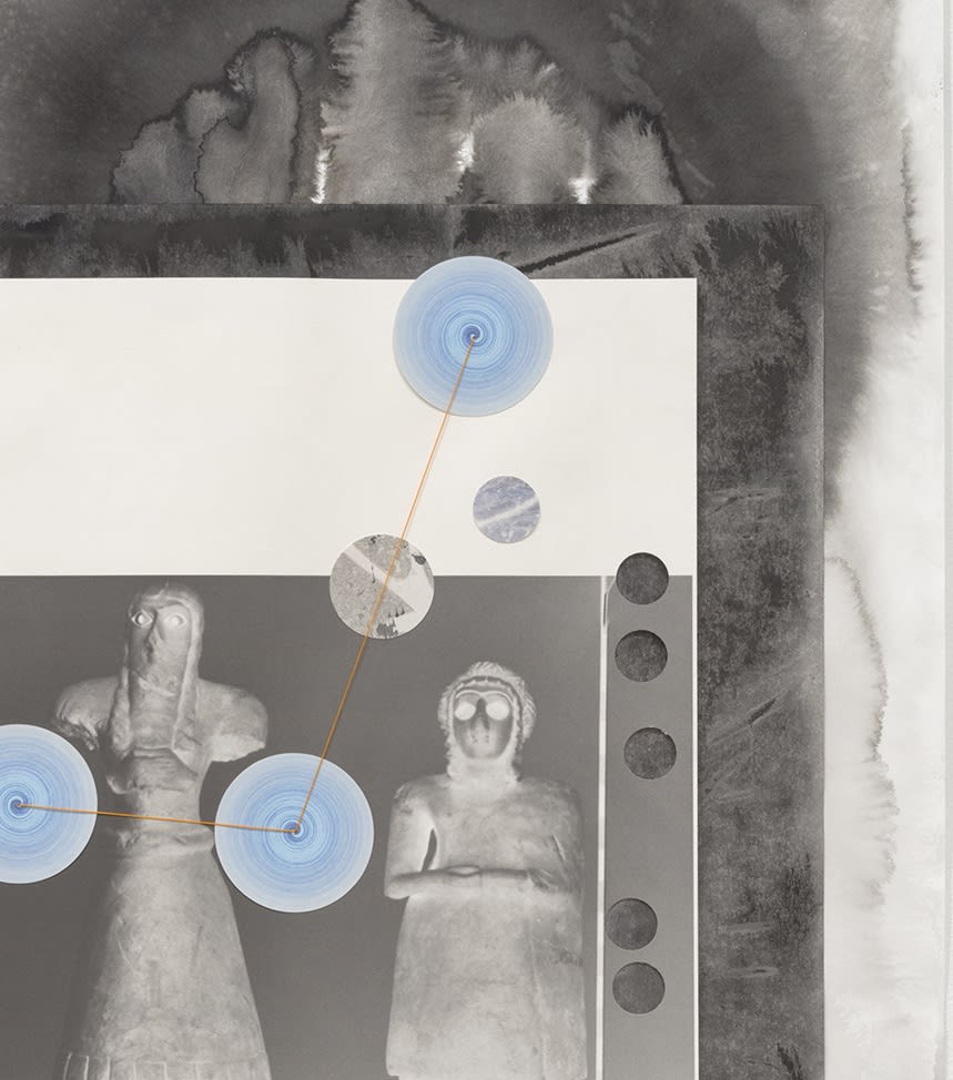 Dirk Stewen collage work detail