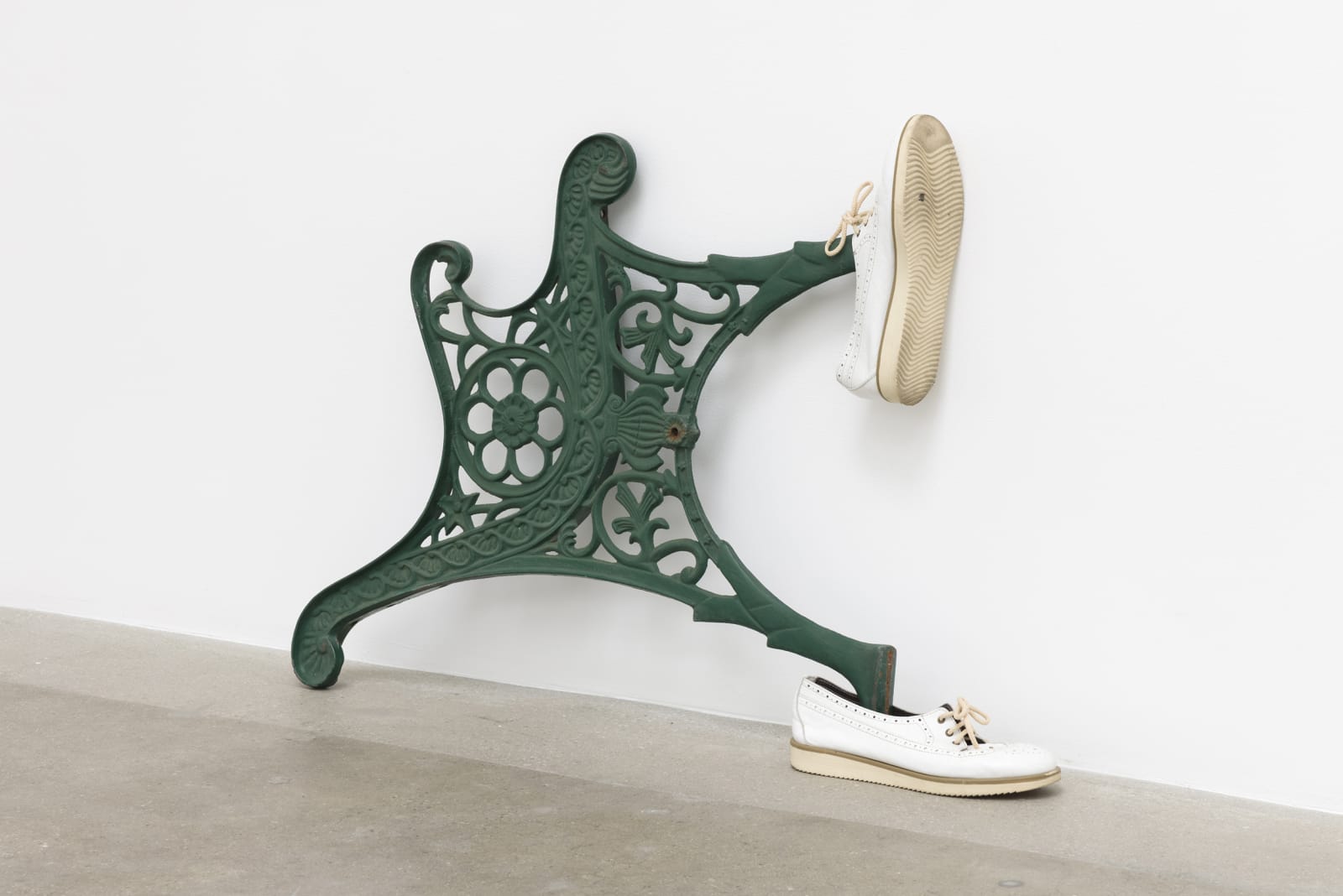 Image of Catachresis #88 (Legs of the chair, arm of the chair, eye of the potato, tongues of the shoes).