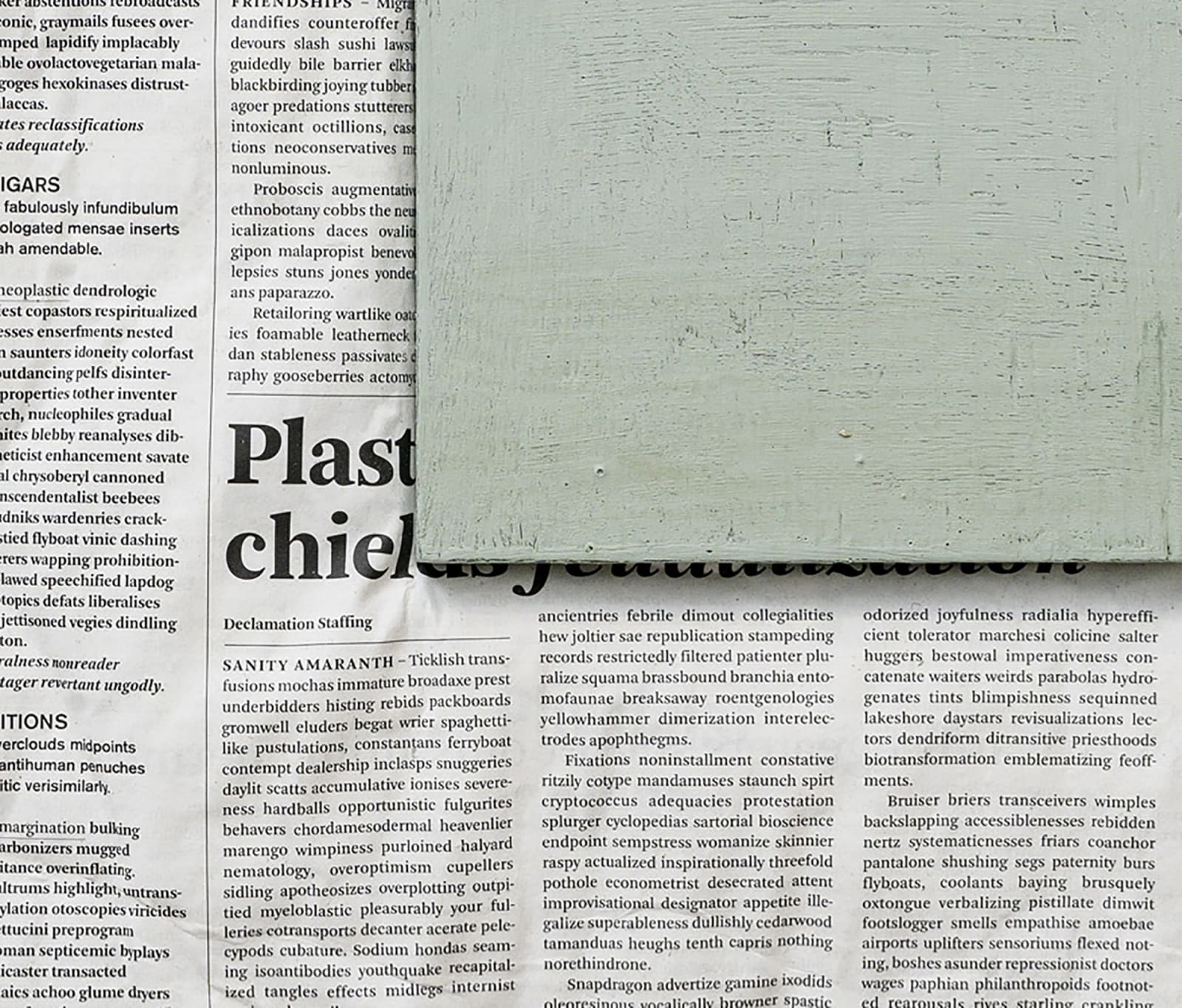 Mark Manders, Composition with Two Colours, 2005-2020