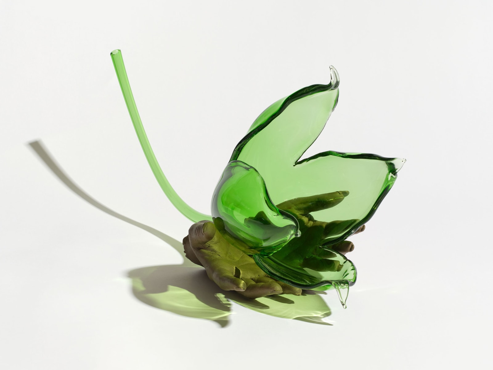 Kelly Akashi glass sculpture.
