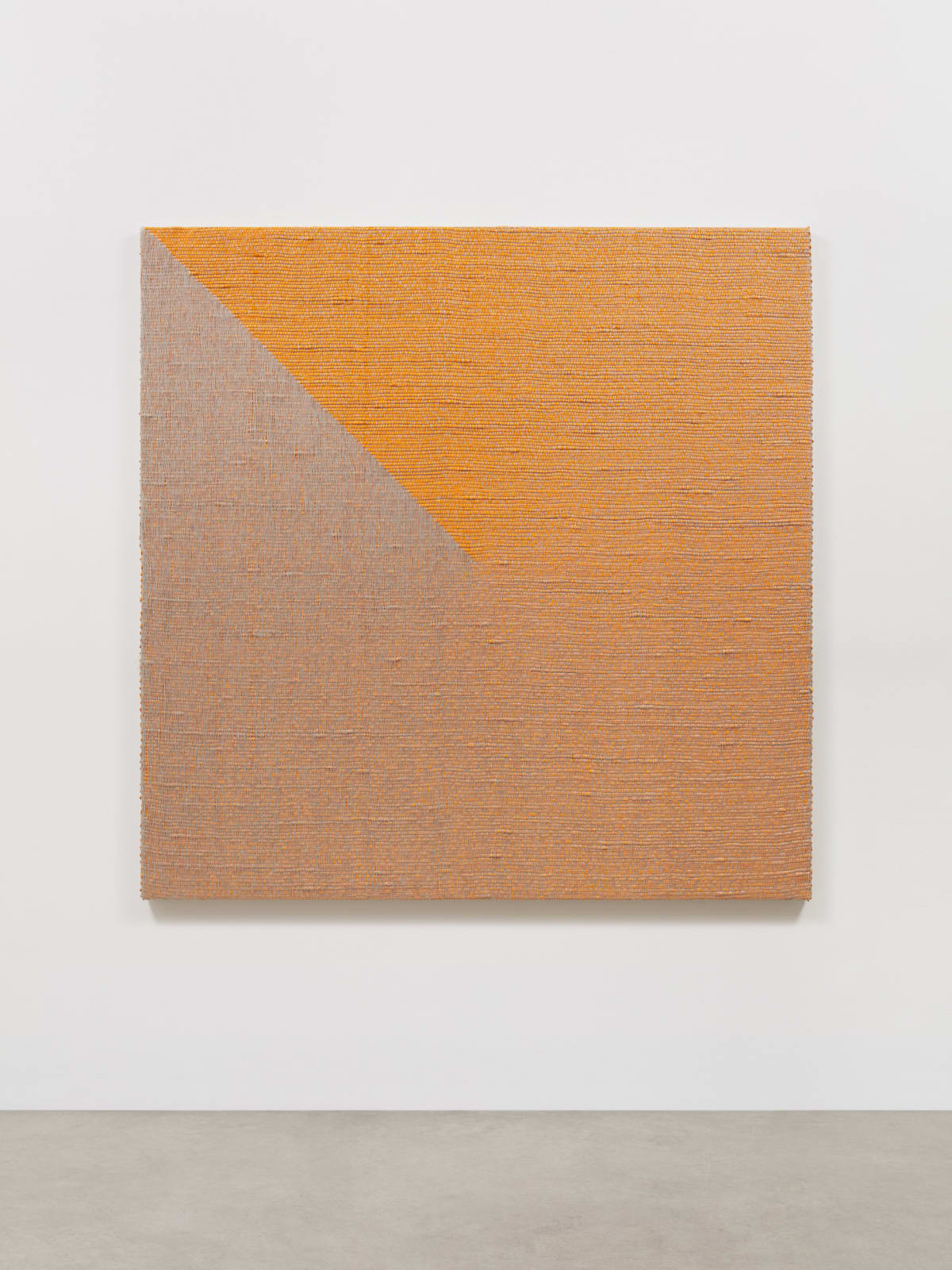 analia saban orange woven work