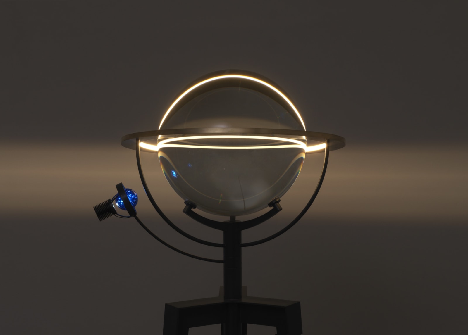 Olafur eliasson tripod with crystal spheres