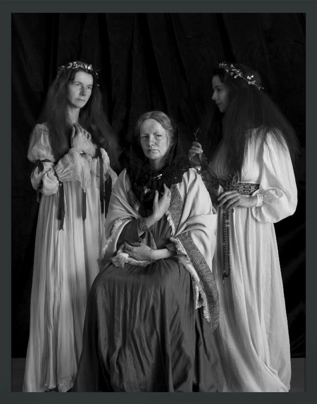 image of Me as Julia Margaret Cameron and two muses