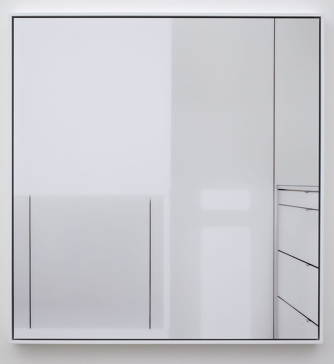 Compositions of Light on White (Composition #9)