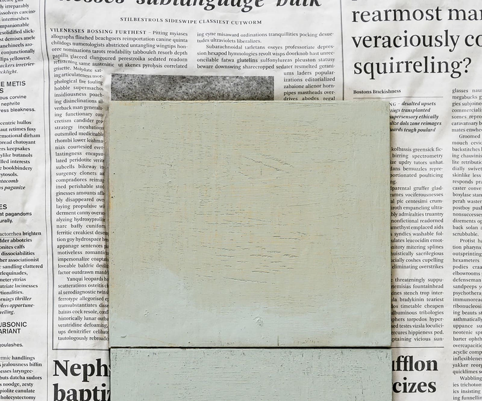 Mark Manders, Composition with Two Colours, 2005-2020