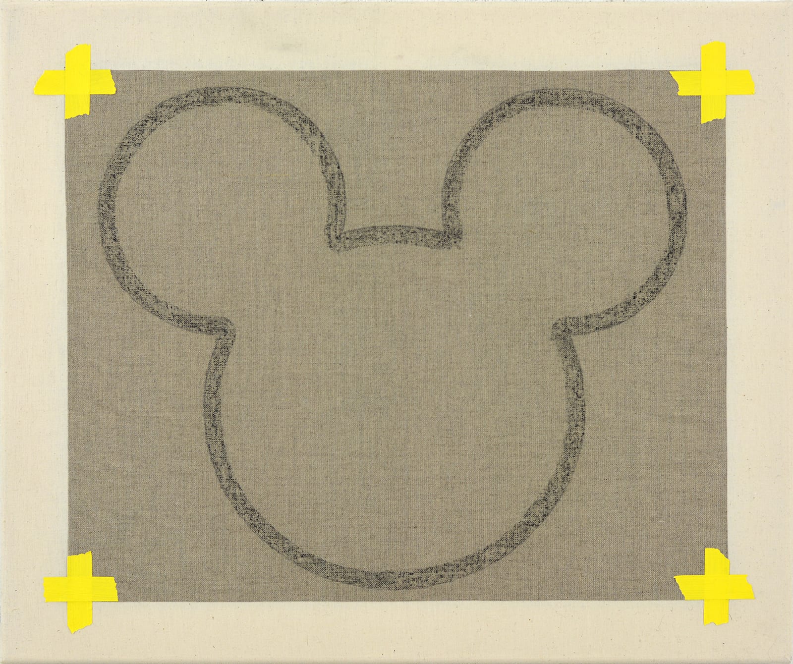 Philip Mentzingen, Mickey you bastard, yellow, 2020