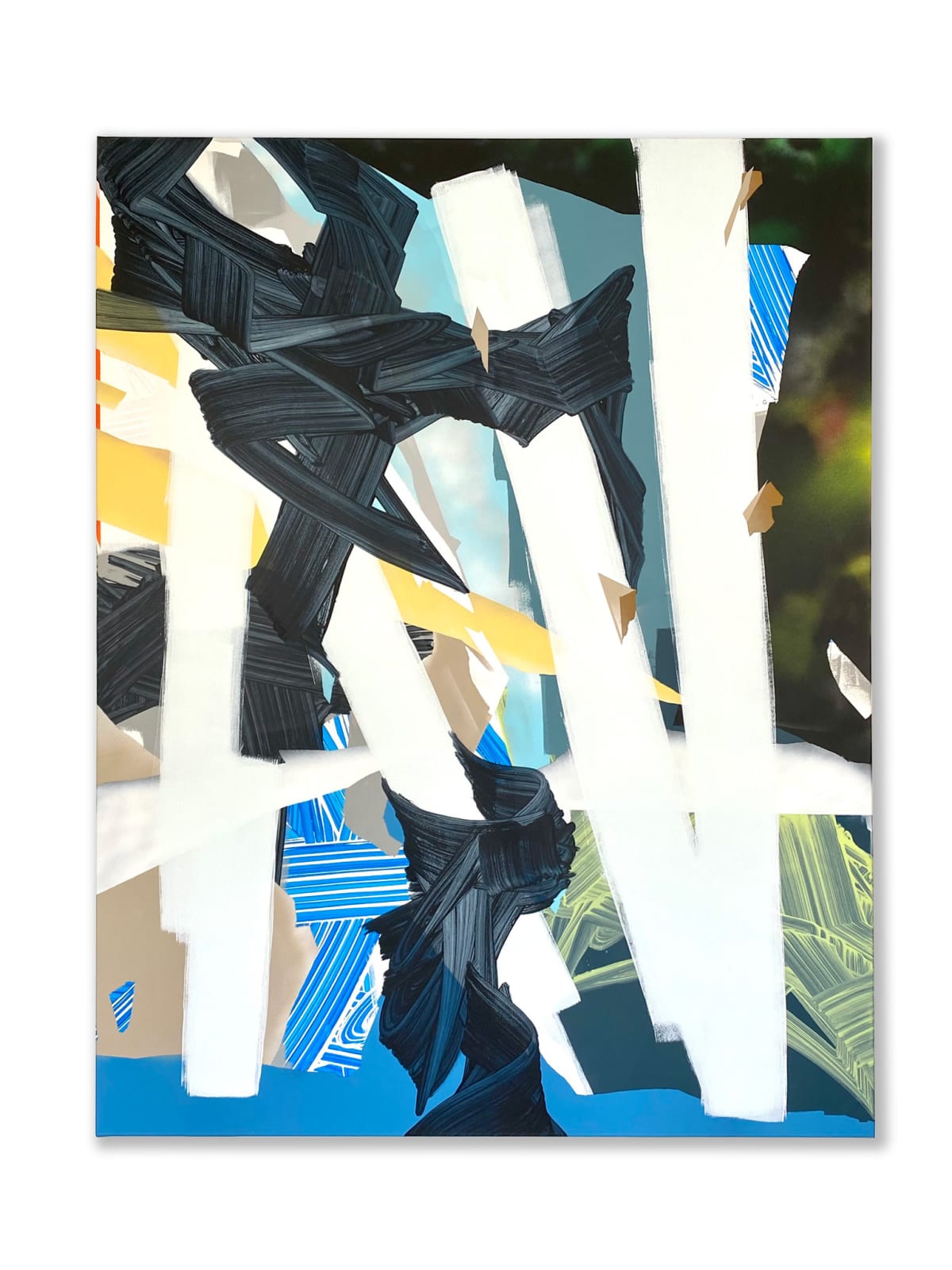 Peter Zunder, RAGE on cotton (large), 2021