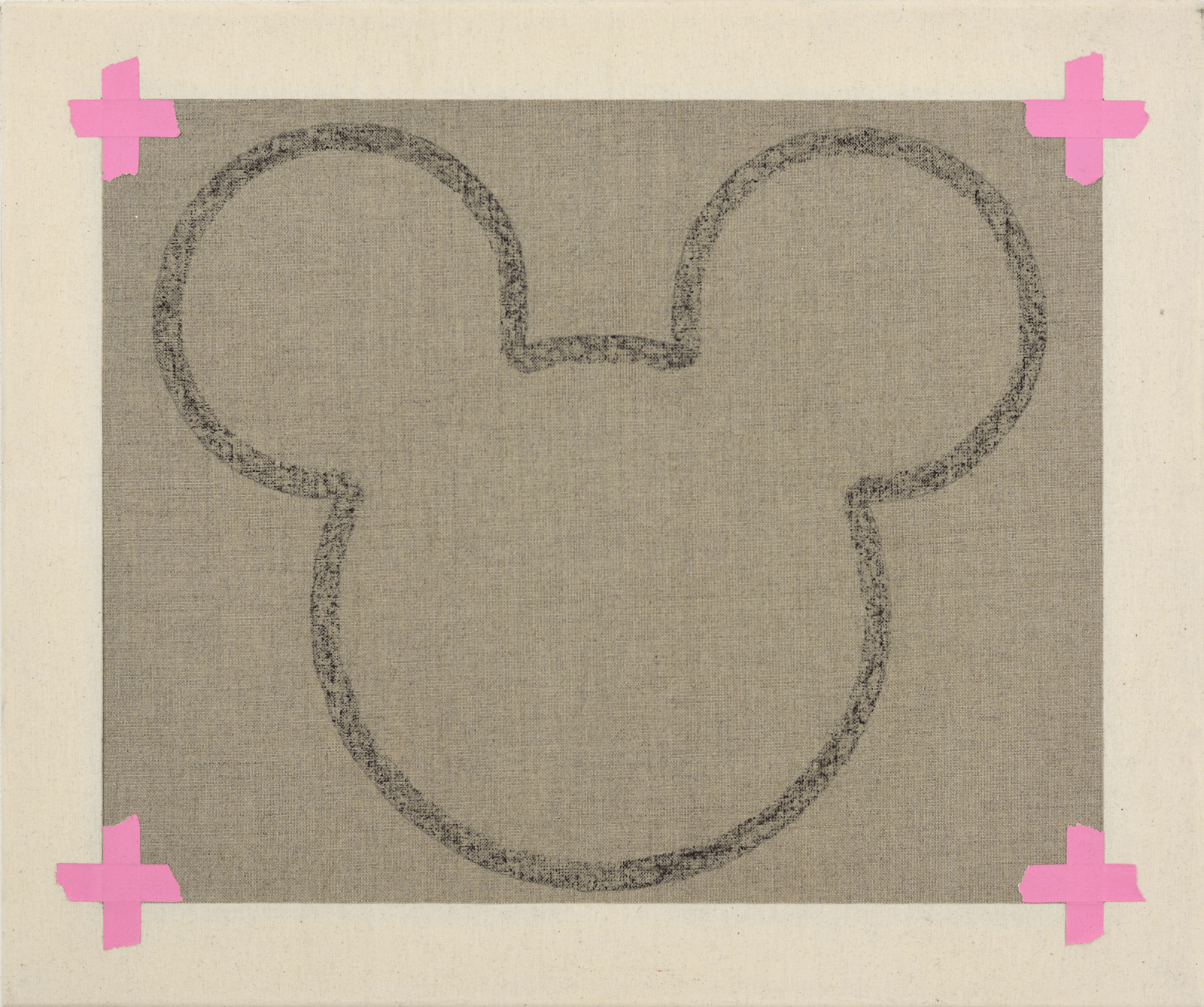 Philip Mentzingen, Mickey you bastard, pink, 2020