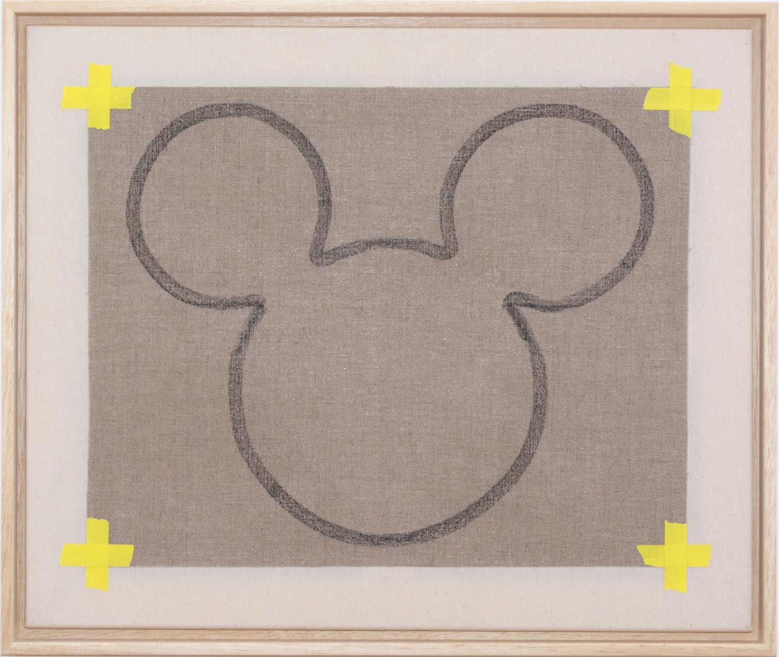 Philip Mentzingen, Mickey you bastard, yellow, 2020