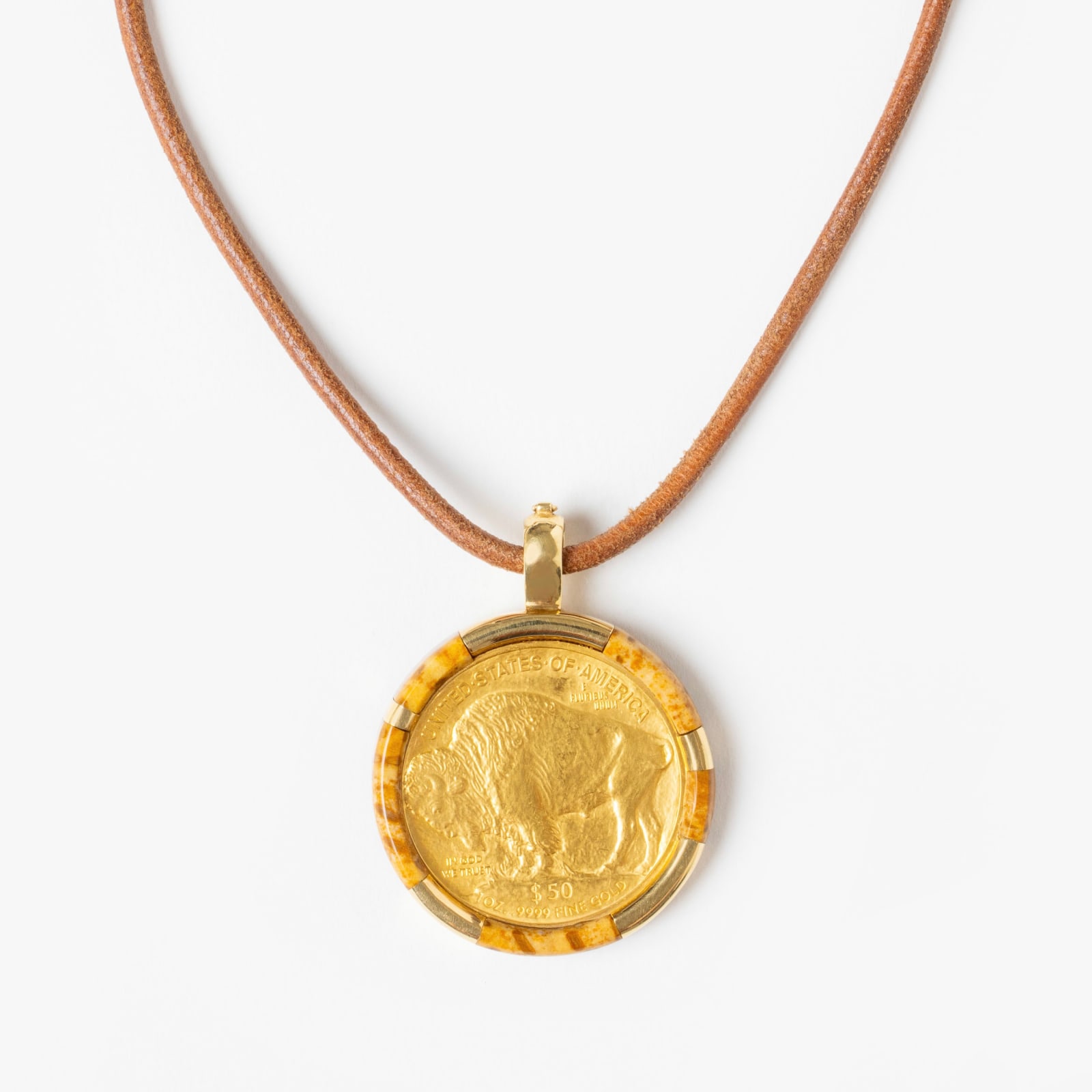 Nicholas Varney, 50 dollar coin necklace