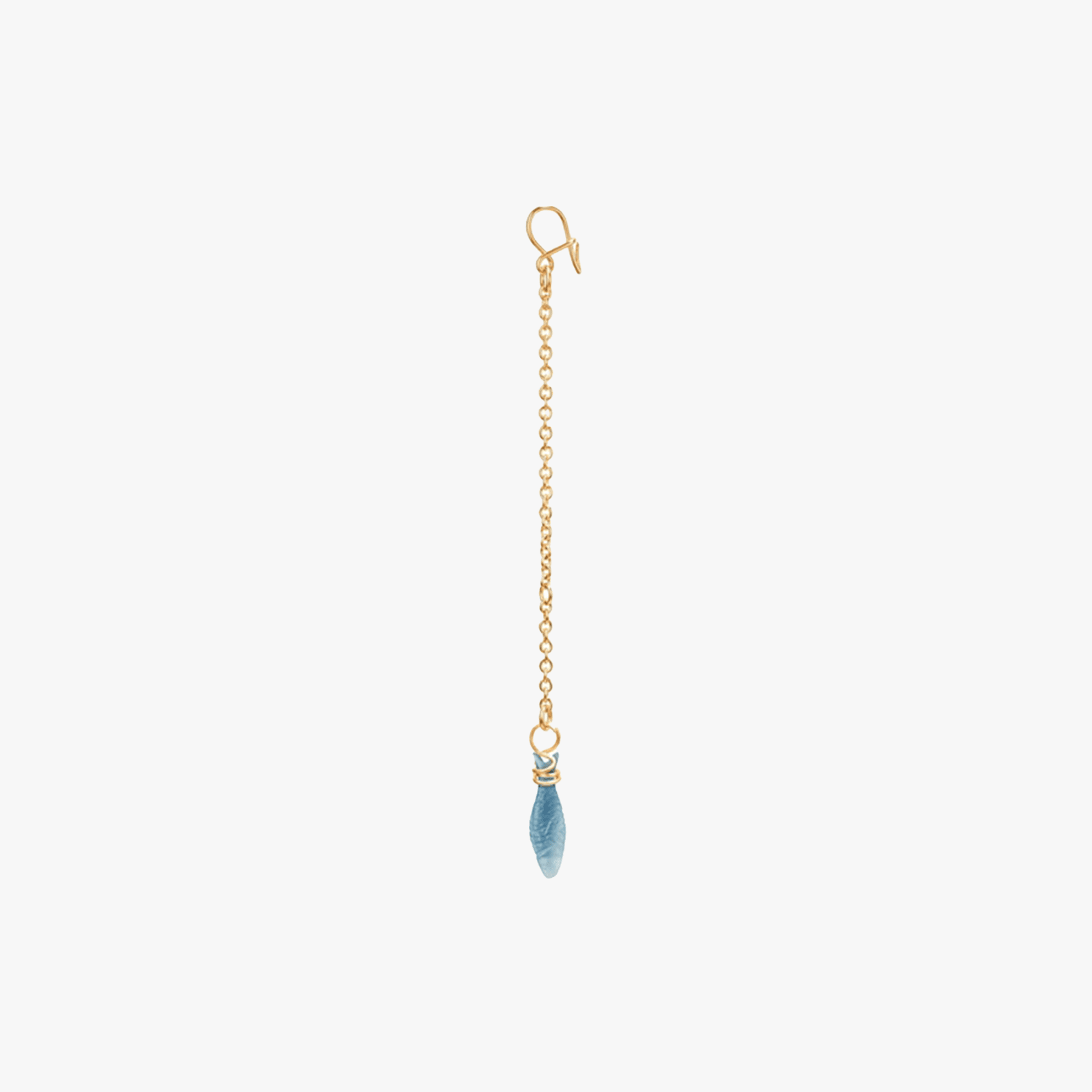 Ole Lynggaard Copenhagen, Young fish aquamarine pendant for earring