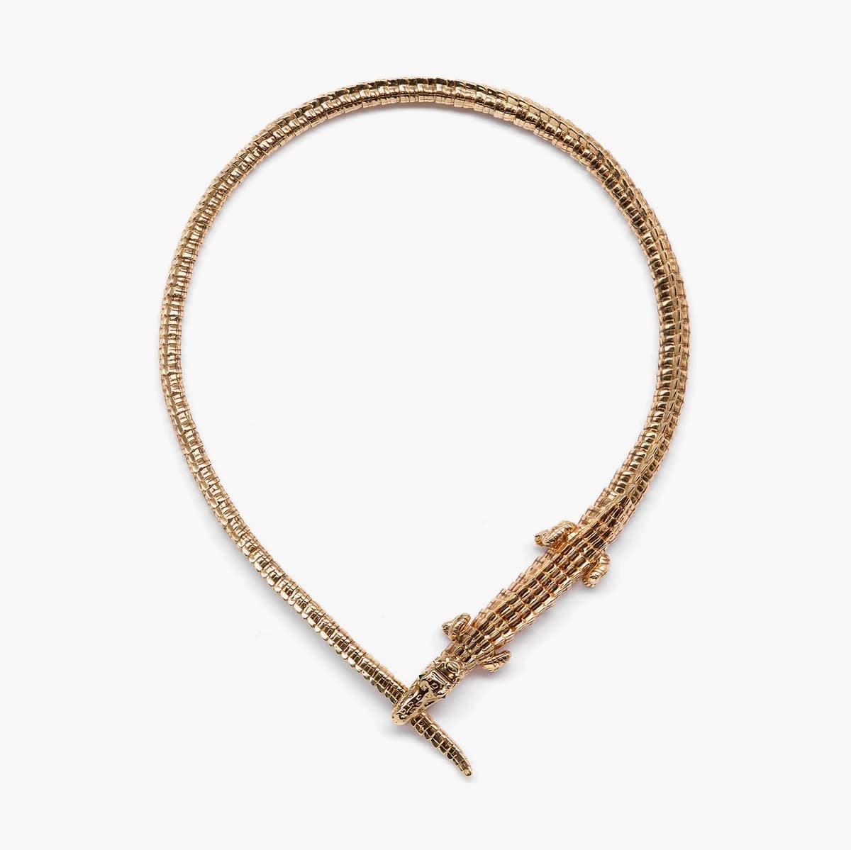 Bibi Van Der Velden, Alligator wrap necklace