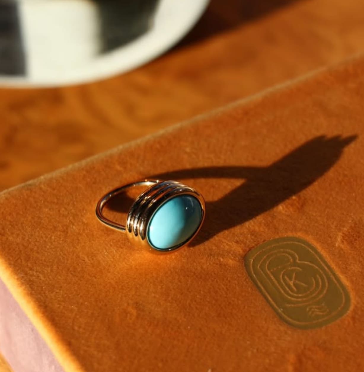 BECK, Turquoise scuba ring