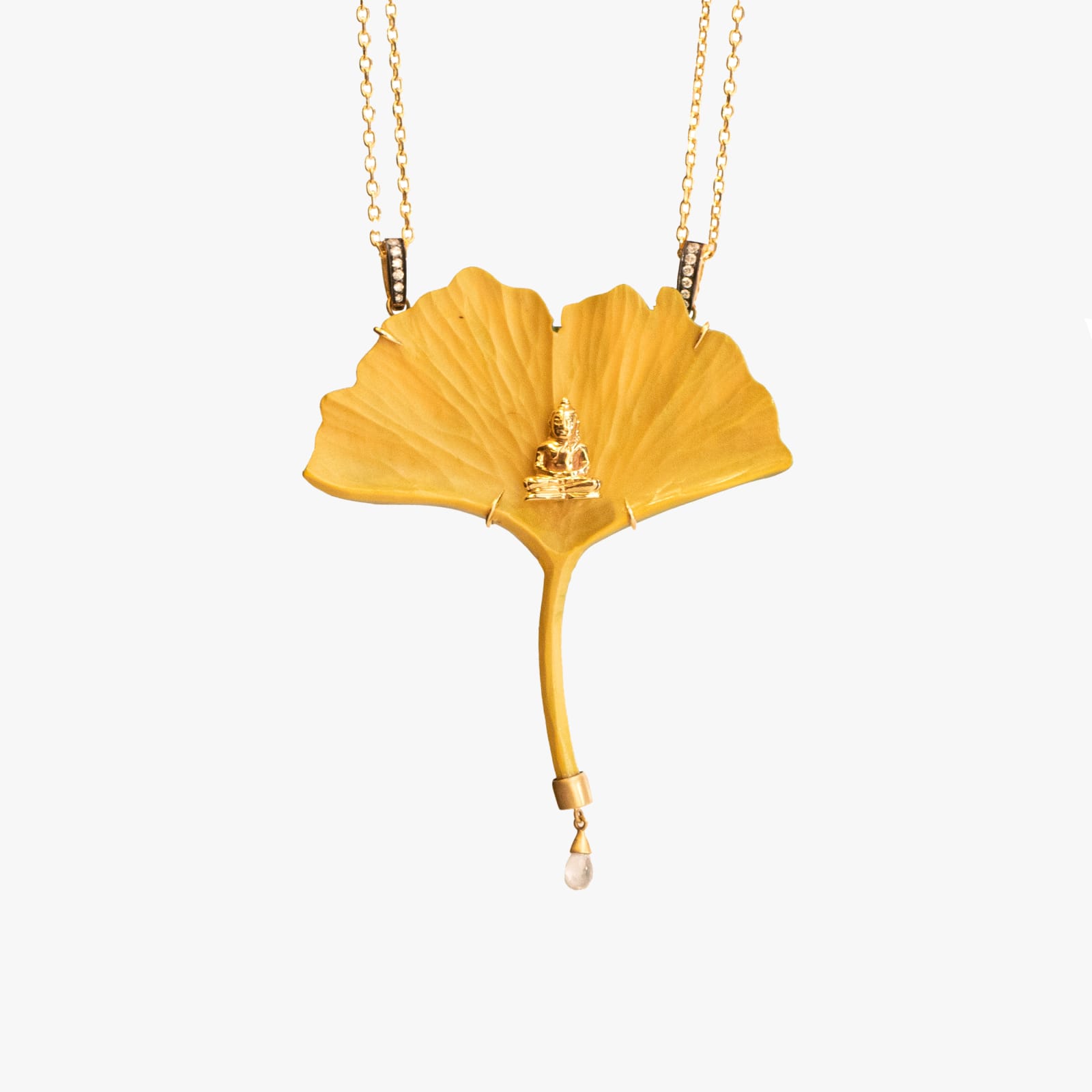 Silvia Furmanovich, Ginkgo biloba leaf necklace