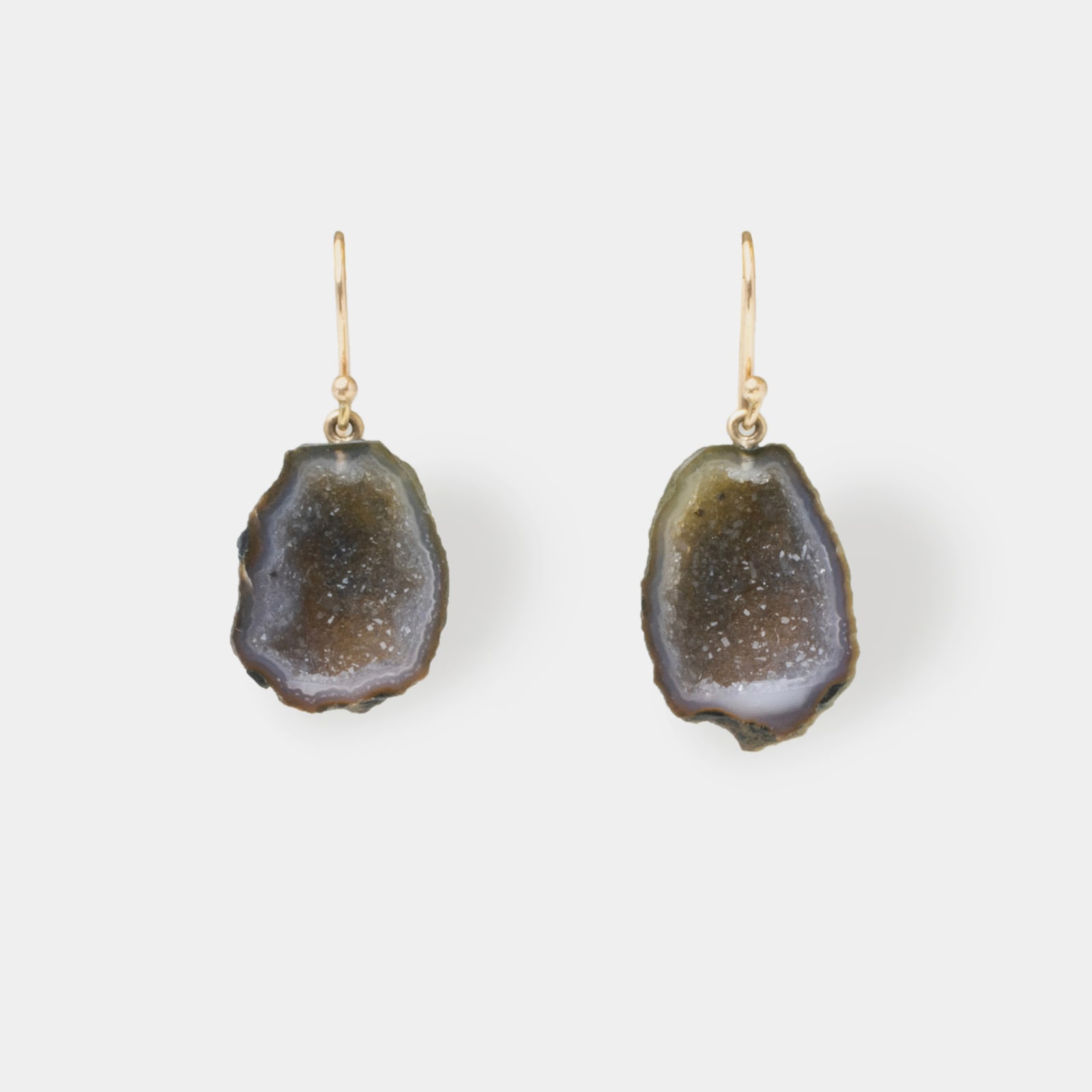 Gabriella Kiss, Druzy geode earrings