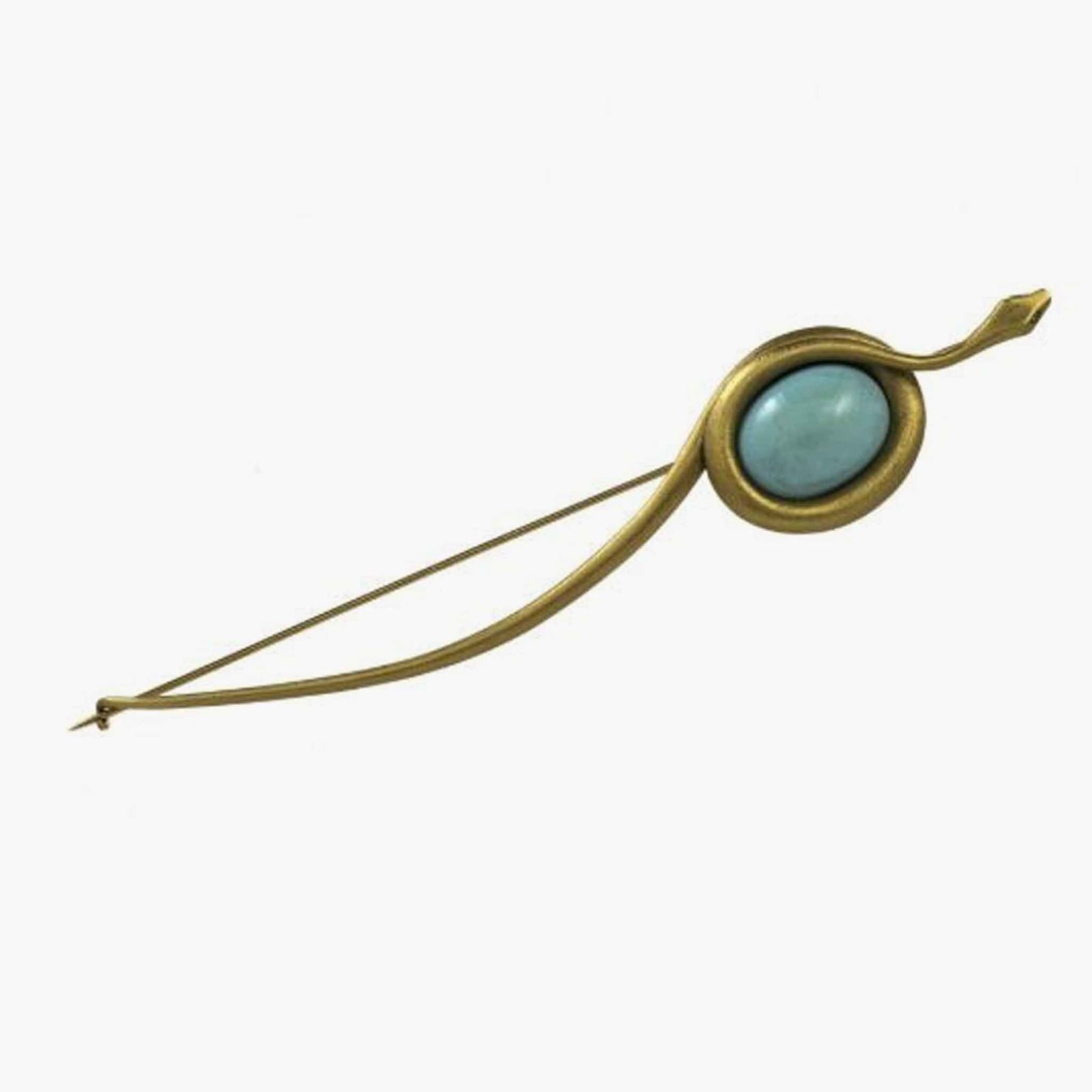 Gabriella Kiss, Turquoise snake brooch