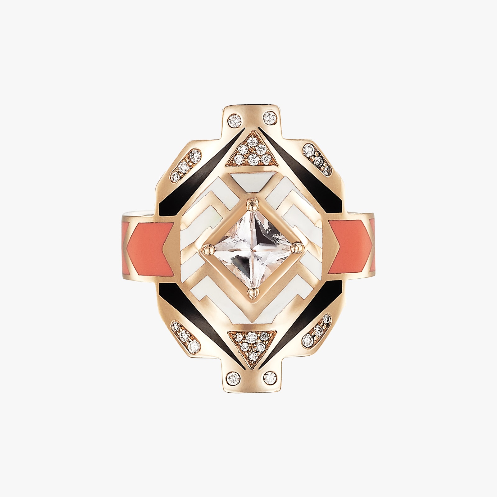Alice Cicolini, Jacobean baroque shield ring