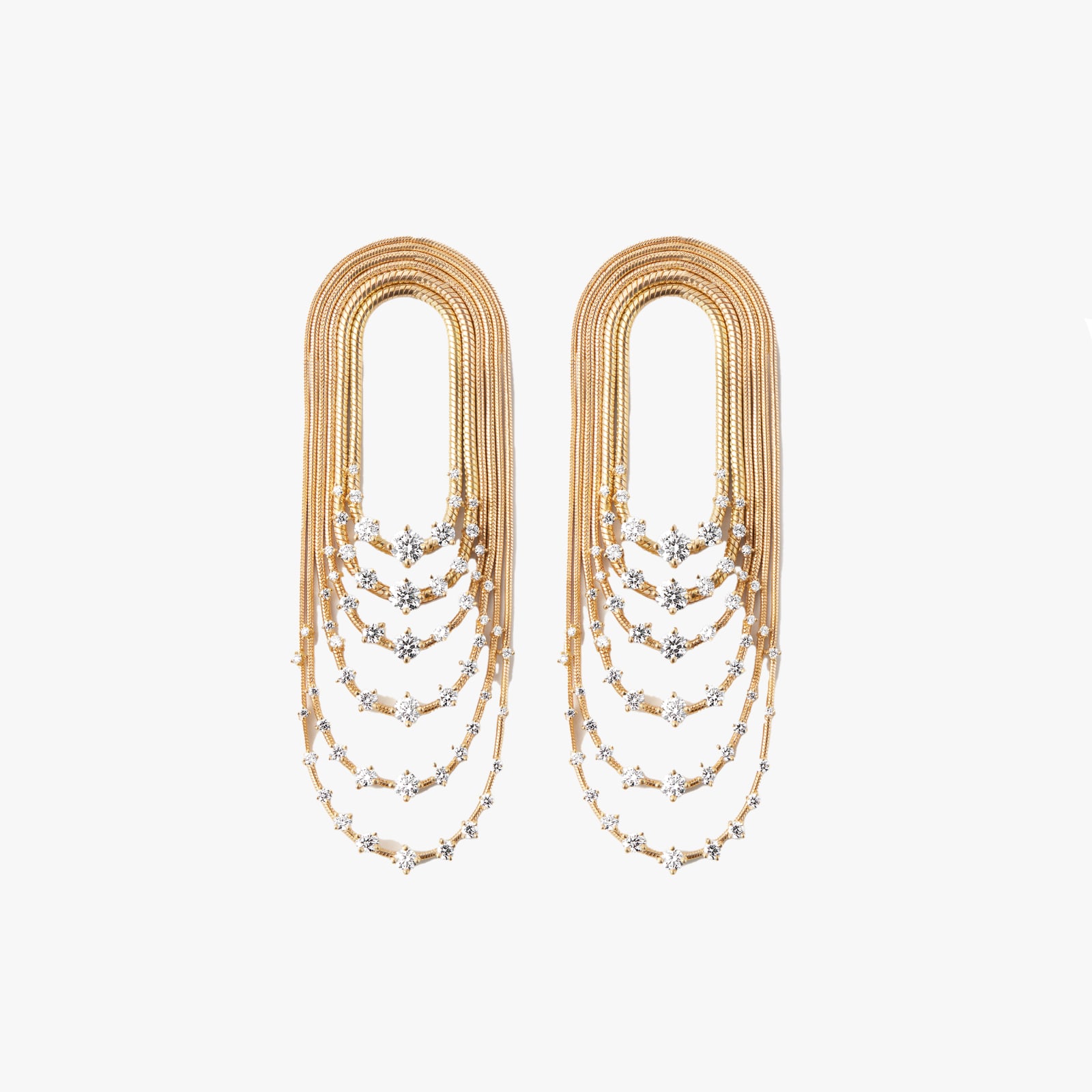 Fernando Jorge, Diamonds on multi chain earrings ii