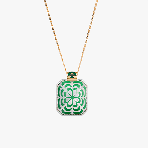 Alice Cicolini, Silver tile imperial pendant
