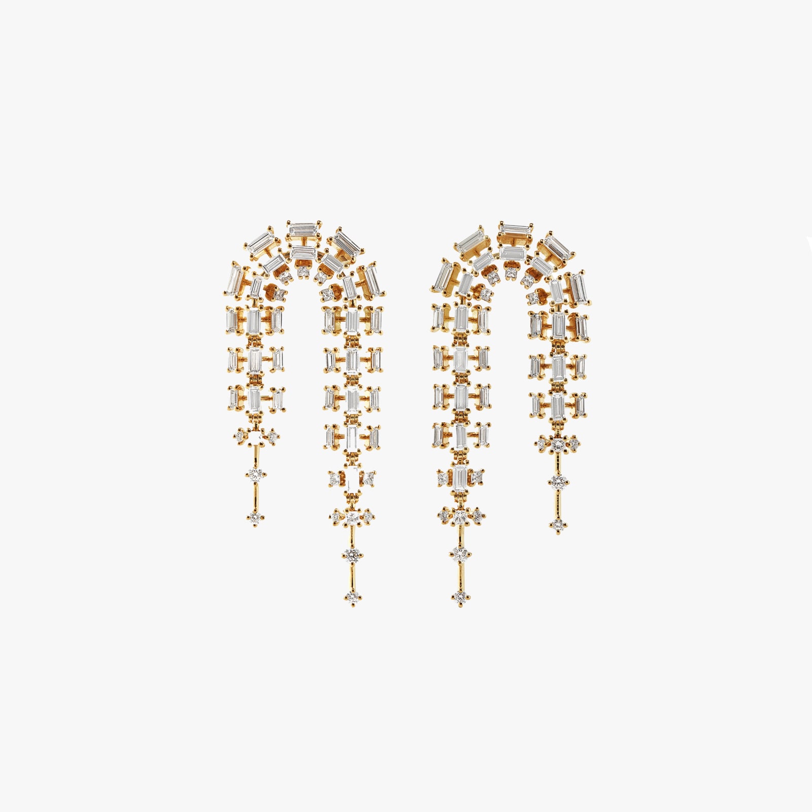 Fernando Jorge, Vertex short doubled earrings