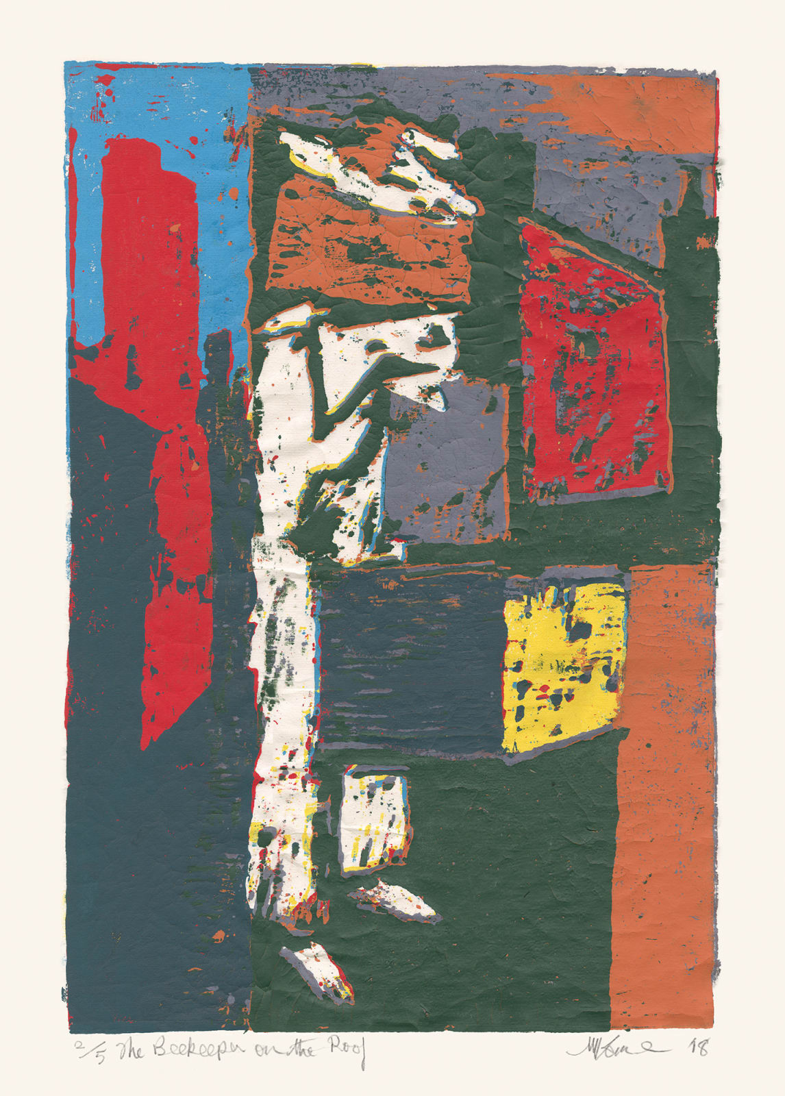 Michael Kane, The Beekeeper on the Roof, 2018