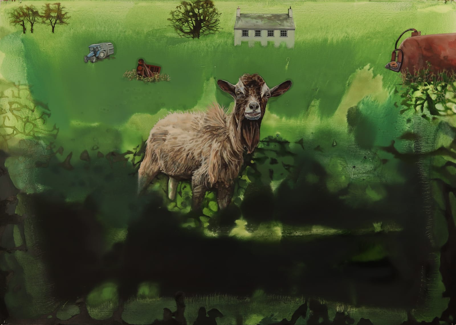 Ann Quinn, Self Portrait at my Childhood Home, 2021