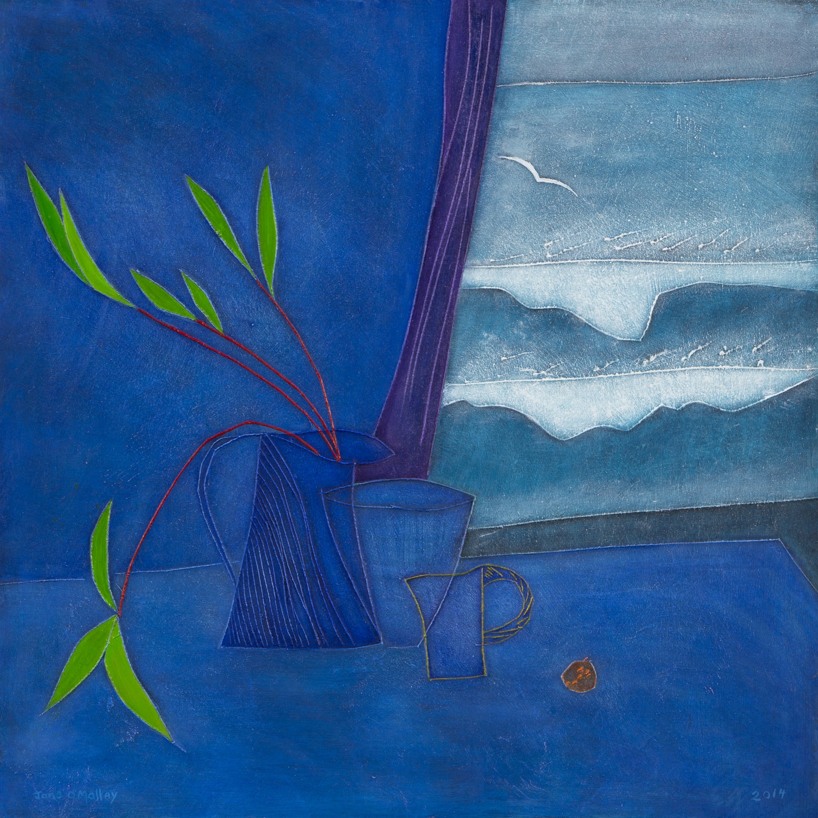 Jane O'Malley, Spring Tide, Spring Leaves - St Ives, 2014