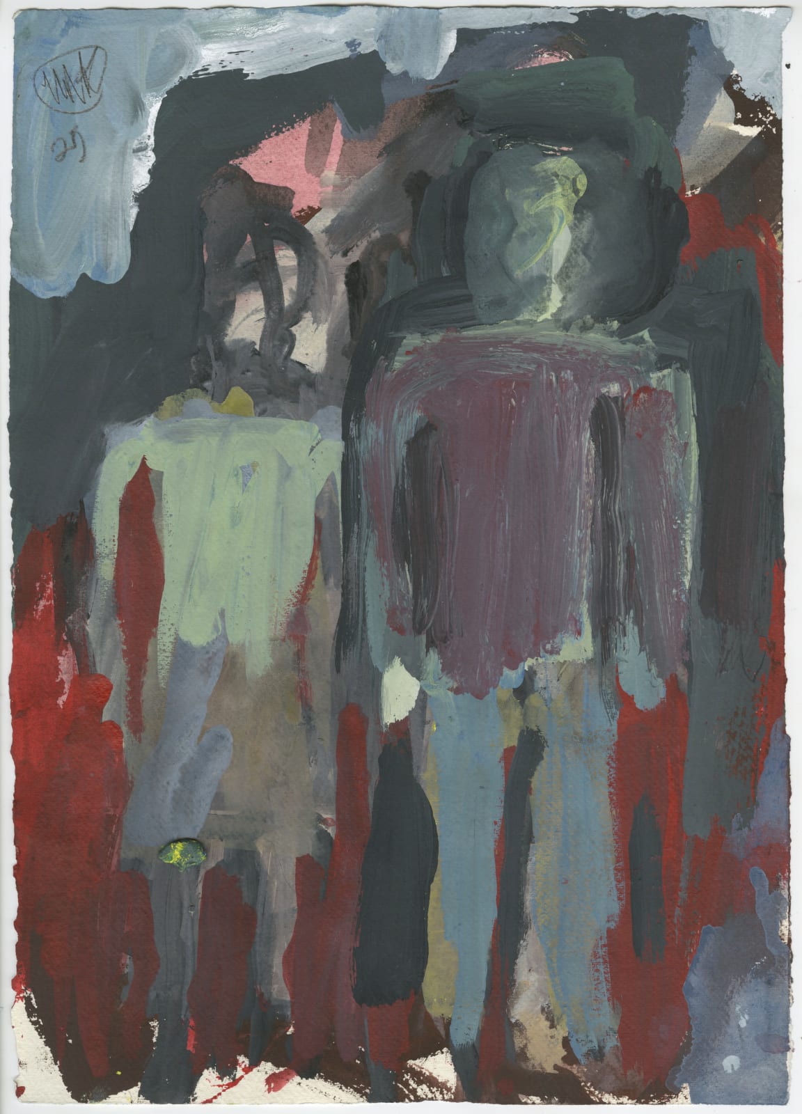 Michael Kane, Couple in a Street I, 2025